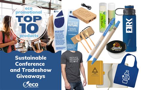sustainable trade show giveaways.